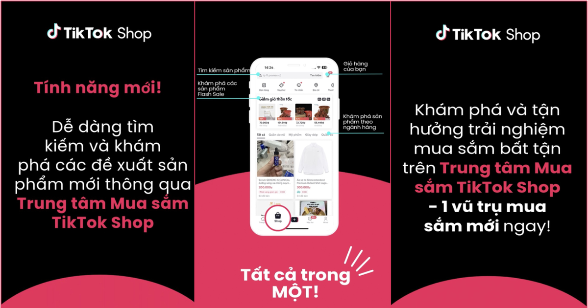 TikTok Shop đơn giản hóa trải nghiệm mua sắm của người dùng CHUYÊN