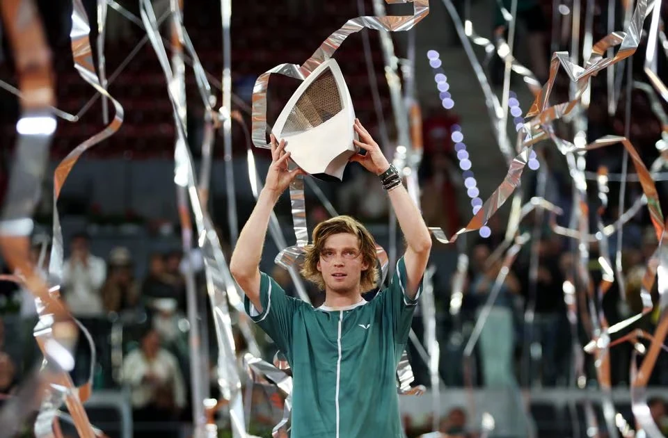 Madrid Open Andrey Rublev và danh hiệu tự hào nhất trong sự nghiệp