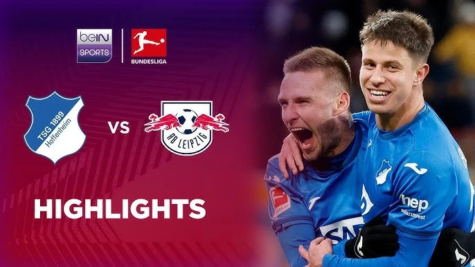 Hoffenheim vs RB Leipzig 4 3 Adam Hlozek ghi cú đúp Tom Bischof