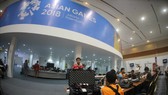 Trung tâm báo chí của Asiad 2018. Ảnh: DŨNG PHƯƠNG