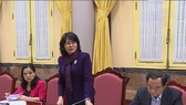 國家副主席鄧氏玉盛在會議上發表指導意見。(圖源:視頻截圖)
