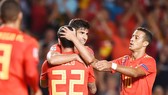 Các cầu thủ Real đã có ngày thi đấu hoàn hảo trong màu áo tuyển Tây Ban Nha. Ảnh Getty Images.