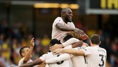 Romelu Lukaku tiếp tục phong độ ghi bàn để giúp Quỷ đỏ chiến thắng. Ảnh: Getty Images