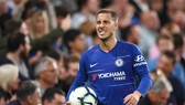 Eden Hazard vẫn chưa một lần để cập đến khả năng ký hợp đồng mới. Ảnh: Getty Images