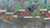 Siêu bão Florence là một trong chuỗi 9 cơn bão đang hoạt động trên thế giới