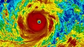 Siêu bão Mangkhut. Ảnh: NOAA