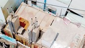 Khai thác nước ngầm tại xã Qui Đức, huyện Bình Chánh, TPHCM Ảnh: THÀNH TRÍ