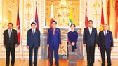Thủ tướng Nguyễn Xuân Phúc cùng lãnh đạo các nước dự Hội nghị Cấp cao Hợp tác Mekong - Nhật Bản lần thứ 10 Ảnh: TTXVN
