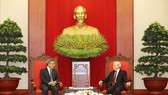 Tổng Bí thư Nguyễn Phú Trọng tiếp nước Cộng hòa Nhân dân Trung Hoa. Ảnh: TTXVN