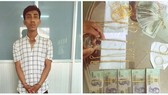 Thạch Hải bị bắt cùng tang vật. Ảnh: baotayninh.vn