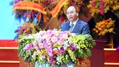 Thủ tướng Nguyễn Xuân Phúc phát biểu tại buổi lễ kỷ niệm. Ảnh: VGP