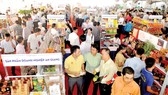 Hội nghị kết nối cung - cầu hàng hóa giữa TPHCM với các tỉnh, thành thường thu hút đông đảo doanh nghiệp, người dân tới tham quan, ký kết hợp tác mua bán các đặc sản vùng miền. Ảnh: THÀNH TRÍ