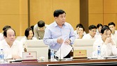 Bộ trưởng Bộ Kế hoạch và Đầu tư Nguyễn Chí Dũng phát biểu. Ảnh: TTXVN