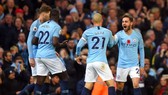 David Silva và Bernardo Silva (phải)