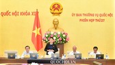 Phiên họp thứ 27 của Ủy ban Thường vụ Quốc hội. Ảnh: Quochoi.vn