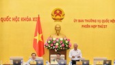 Lãnh đạo Quốc hội chủ trì phiên họp