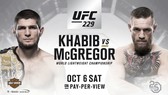 Hình ảnh quảng bá trận McGregor và Nurmagomedov
