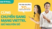 Viettel giúp khách hàng chuyển mạng giữ số tại nhà
