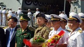 Tàu khu trục ROKS Moon Mu The Great cập cảng Tiên Sa