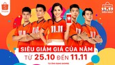 Shopee với chương trình ấn tượng vào ngày 11.11