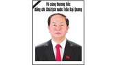 Các đoàn viếng chỉ mang băng tang không mang vòng hoa