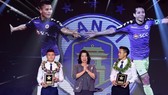 Quang Hải trong đêm Gala trao giải mùa bóng 2018. Ảnh: MINH HOÀNG
