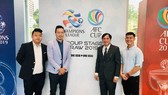 Lãnh đạo CLB Becamex Bình Dương và Kitchee (Hồng Công) gặp gỡ bên lề buổi họp