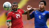 Marinus Wanewar (trái) là chân sút nguy hiểm của U.23 Indonesia.