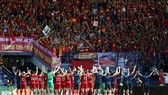 ĐT Việt Nam thăng tiến mạnh mẽ trên bảng xếp hạng FIFA. Ảnh: Dũng Phương