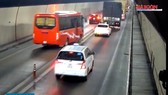 Công an TP Đà Nẵng đã xác định đoàn xe vượt ẩu bất chấp trong hầm Hải Vân