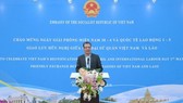 Vietnamese Ambassador to China Dang Minh Khoi speaks at the event (Photo: VNA)