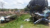 The scene of the traffic accident