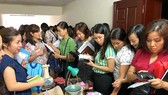 A get-together for members of a freeshop group to directly exchange their unused items