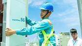 Viettel’s 5G station in HCMC. (Photo: SGGP)