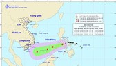 Position of typhoon Kai-tak (Photo:NHMFC)