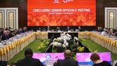 APEC高官總結會議開幕式。