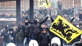 比利時佛蘭德民族主義政黨組織示威活動。(圖源:互聯網)