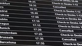 英倫航空所有航班取消。(圖源:AP)