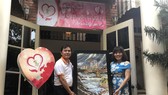 Chương trình Ly cà phê yêu thương bán đấu giá tranh gây quỹ