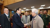 Party General Secretary and President Nguyen Phu Trong on November 24 met with voters in Hanoi’s Ba Dinh, Tay Ho and Hoan Kiem districts. (Photo: VNA)