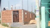 Nhiều công trình vi phạm xây dựng ở huyện Hóc Môn (TPHCM).