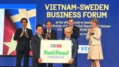 Lễ công bố chính thức vận hành nhà máy sữa NutiFood Sweden AB
