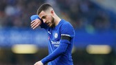 Eden Hazard không hài lòng khi chất lượng đội hình của Chelsea sa sút. Ảnh: Getty Images