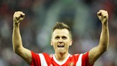 Cheryshev được bầu chọn cầu thủ xuất sắc nhất trận lần thứ hai. Ảnh Getty Images
