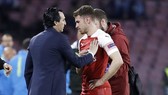 HLV Unai Emery thừa nhận có thể mất Aaron Ramsey trong vài tuần tới. Ảnh: AP
