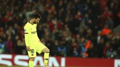 Lionel Messi gặm nhắm thất vọng sau thất bại. Ảnh: Getty Images