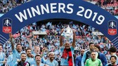 Man.City đang quang FA Cup đầy thuyết phục. Ảnh: Getty Images
