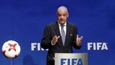 Chủ tịch FIFA, Gianni Infantino đã không thành công với ý tưởng của mình. Ảnh: Getty Images