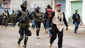 Cảnh sát Iraq gác tại thị trấn Muqdadiyah, tỉnh Diyala. Nguồn: TTXVN