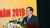 Phó Thủ tướng Vương Đình Huệ phát biểu chỉ đạo tại hội nghị. Ảnh: VGP